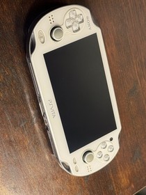 Sony PlayStation Vita 1000 OLED White - 32 GB Sony Memory Card - TESTED - CLEAN