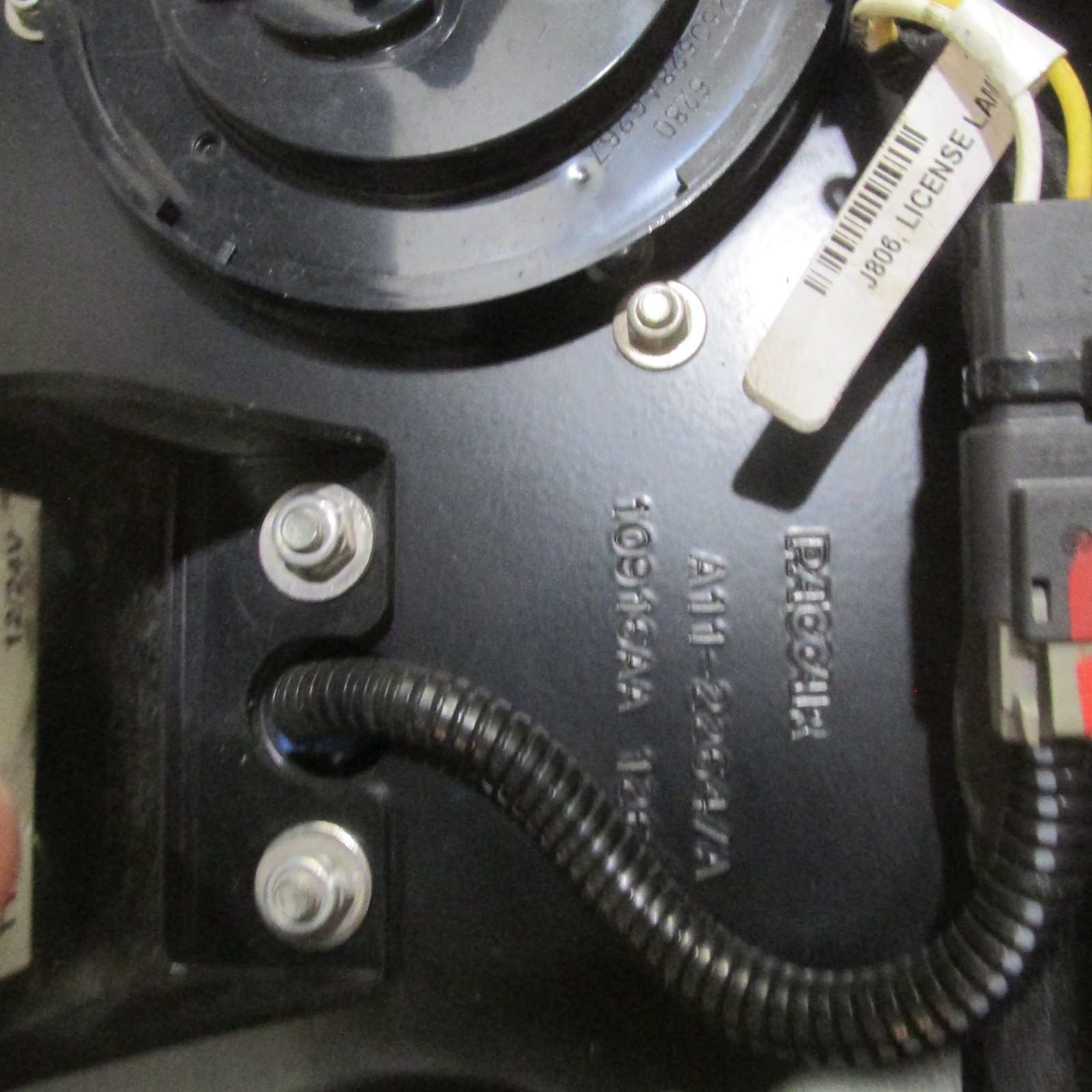 PACCAR GROTE TRUCK LED TAILLIGHT BAR PANEL W/ HARNESS & BACK-UP ALARM PETERBILT