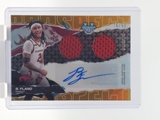 BOOGIE FLAND 2024-25 BOWMAN UNIV BEST PATCH AUTO DUAL JERSEY GOLD /50 Q1300