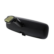 8" Black Day/Night Interior Rearview Mirror Assembly - Flat Type Mount,60052