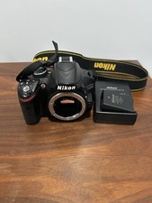 Nikon D3200 24.2 MP Digital SLR Camera - Black (Body Only) + Battery / Charger