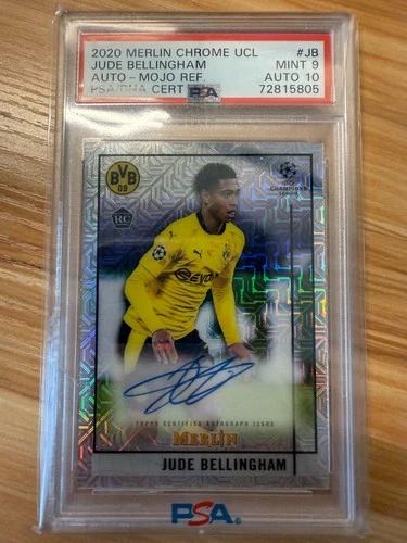2020 Merlin Chrome UCL - Jude Bellingham Rookie Mojo Auto /99