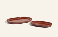 Our Place-Serving Platters (Set of 2)- Terracota