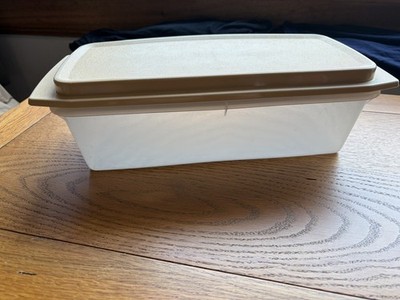 Vintage Tupperware klar rechteckig mit Deckel. Größen auf Bildern guter Zustand 