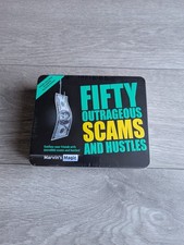 Marvin's Magic Fifty Outrageous Scams and Hustles Magic Trick Set Gift Tin Kit