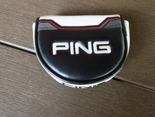 Ping Mallet Putter Golf Club Head Cover Black Red White