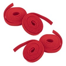 Yootones 4Pcs Piano Tuning Wool Felt Temperament 111cm x 1.7cm x 0.5cm, Red
