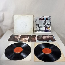 The Beatles White Album 2-LP Vinyl Capitol SWBO 101 1976 Pressing Orange Label