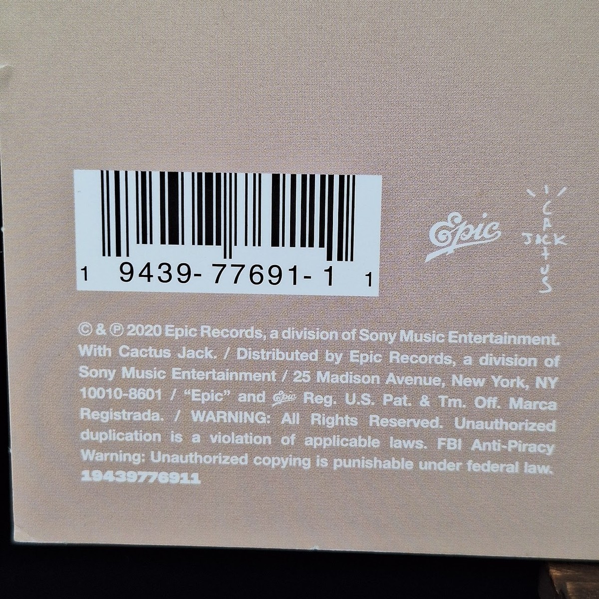 洋楽 The Scotts 12inch vinyl Travis Scott The Scotts Tan Colored 45rpm 12