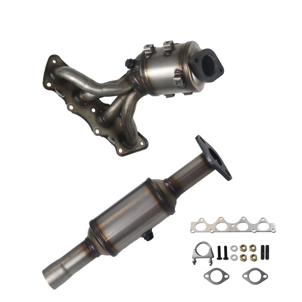 For Kia Soul 2012-2019 1.6L Both Manifold Front and Rear Catalytic Converter Set - Imagem 2 de 4