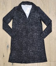 NWT Mango MNG Basics Womens PullOn Stretch Longsleeve V-Neck Dress Size 4/Small