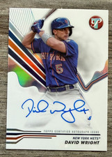 2024 Topps Pristine David Wright #PA-DW Refractor On-Card Auto New York Mets HOF