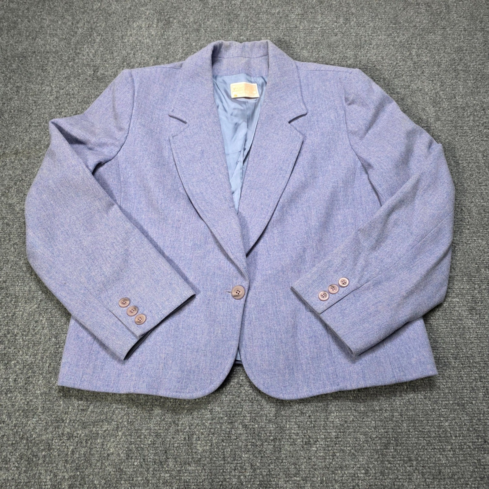 VTG Pendleton Women's Blazer Jacket Periwinkle Bl… - image 4