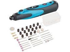 AGT Akku Mini Schleifer MFW-340 Multifunktionswerkzeug Li-Ion USB 40-tlg