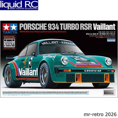 Tamiya 24334 1/24 Porsche 934 Turbo RSR Vaillant LE Plastic Model Kit