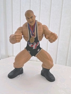 WWE Ring Giants Kurt Angle Poseable Actionfigur Jakks Pacific 2005