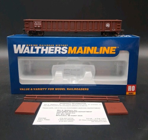 Góndola lateral corrugada Walthers Mainline 910-6063 Santa Fe 68209 calibre HO  | Condition: Used