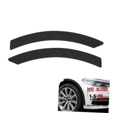 2PCS Car Wheel Tire Eyebrow Strips, Silicone Anti Fender Potector, Universal
