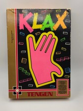 Klax (Nintendo NES) Complete in Box (w/ Reg Card) CIB Tested Working VGC
