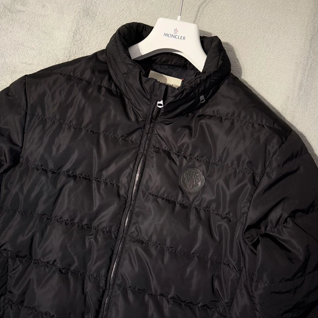 Piumino Gucci XL modello GG pelle logo nero uomo ottimo