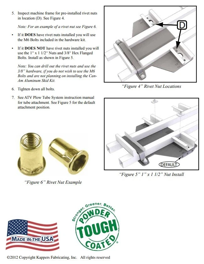 Placa de montaje quitanieves KFI Can-Am Outlander 800 2012-2015 Max 105445 Foto 4 de 4