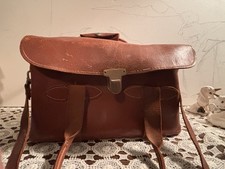 Vintage Leather Camera Bag Accessory Bag Hand Shoulder Strap