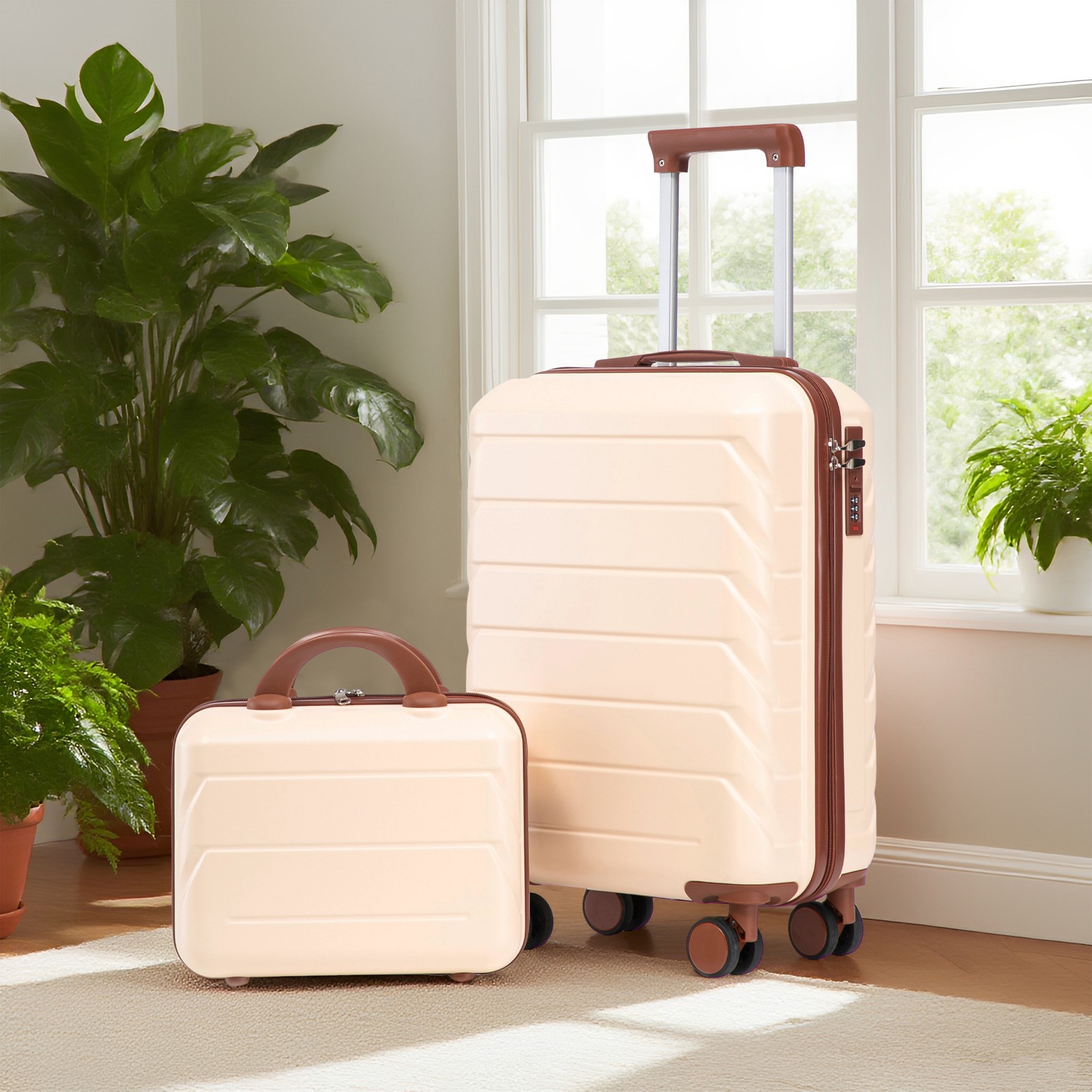 W /combination Lock 14" Cosmetic Case