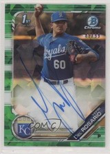 2019 Bowman Chrome HTA Green Atomic Refractor 86/99 Yefri Del Rosario Auto 4z8