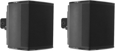 2 Stück Wandhalterung Lautsprecher Halterungen für Wireless Surround Sound - Schwarz