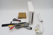 Nintendo Wii White Console RVL-001 w/ HDMI Adapter Tested