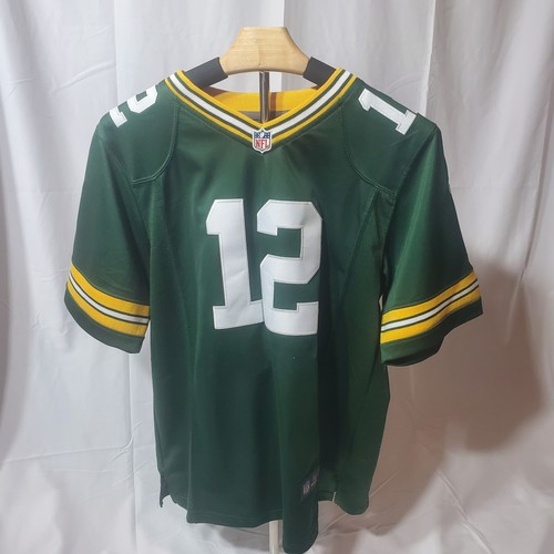 Nike Green Bay Packers Aaron Rodgers #12 Boys Green Jersey Size L (Boys/Teen) - Picture 2 of 12