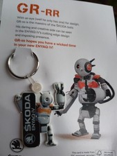 New Genuine Skoda Enyaq IV Robot Keyring 50JDGF959SLA
