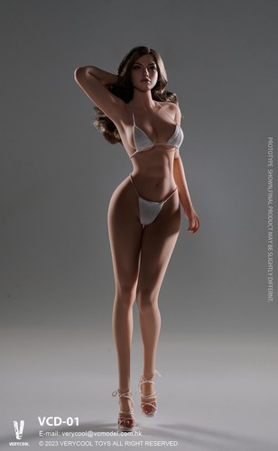 VERYCOOL 1/6 pecho medio estándar universal mujer cuerpo silicona VCD -01ABC - Imagen 6 de 39