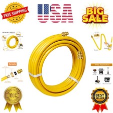 CSST Corrugated Stainless Steel Tubing 37 Ft 1/2" Flexible Natural Gas Line P...