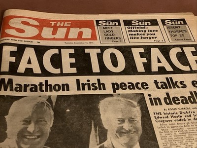 The Sun Newspaper 1973. Page 3 Linda Munro. Merrill Osmond. Jacqueline Susann