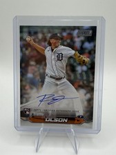 2024 Topps Stadium Club Reese Olson RC Auto SCBA-RO Tigers On Card Rookie. rookie card picture