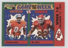 1995 Classic Pro Line Gold Foil Score Shannon Sharpe Neil Smith #H-23 HOF 0kb5