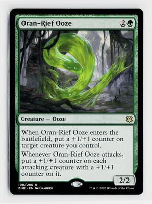 Oran-Rief Ooze R Zendikar Rising 198 NM