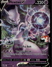 Mewtwo V Holofoil Ultra Rare Prize Pack Series Cards 030/078 NM