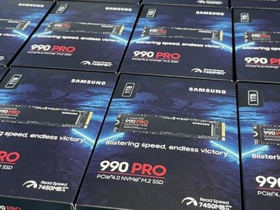 Samsung 990 PRO 1TB (MZ-V9P1T0BW) M.2 NVMe SSD PCIe 4.0 up to 7450/6900 MB/s