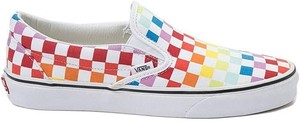 rainbow chex skate shoe