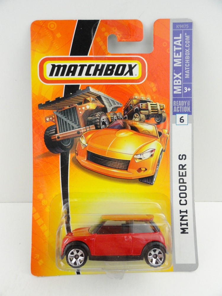2007 Matchbox #6 Mini Cooper S (Red)
