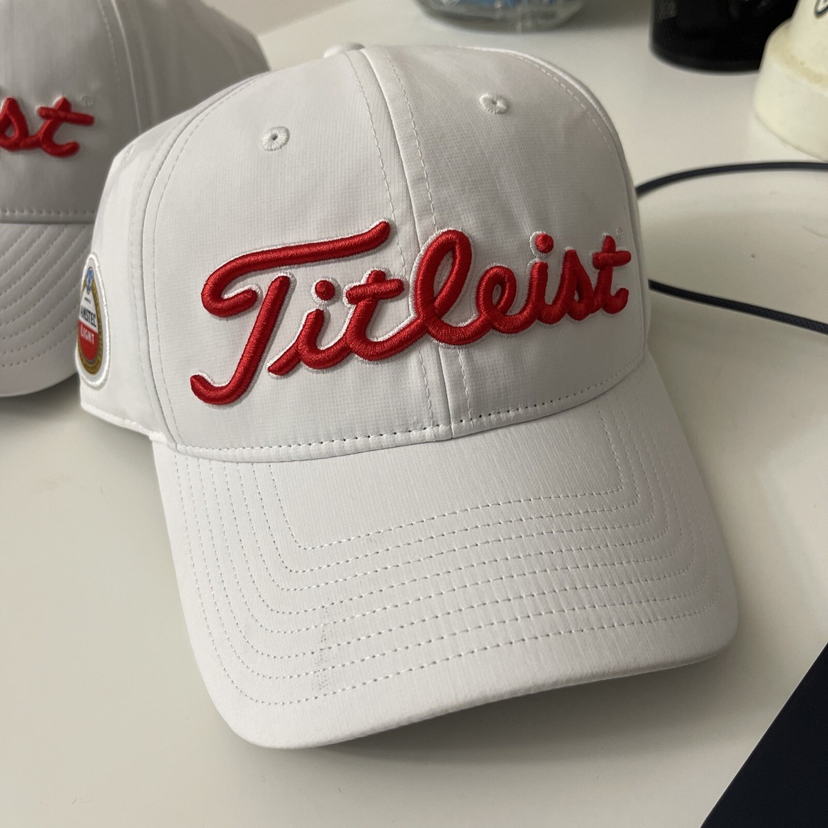 Titleist Pro V1 Amstee Light Adjustable White Red Golf Baseball