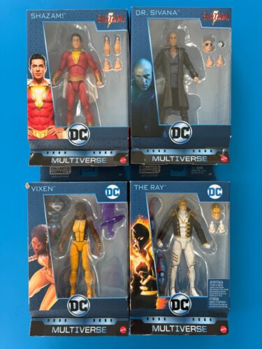 DC Multiverse Lex Luthor Collect Connect Wave Ray & Vixen with Shazam & Silvana