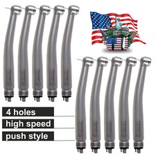 10pcs USA NSK PANA MAX Style Dental High Speed Handpiece Push Button 4 Holes OR