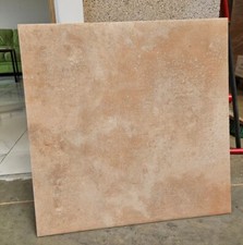 Terracotta Large Porcelain Floor Tiles, Washed Look, Anti-slip 60x60cm 8m2