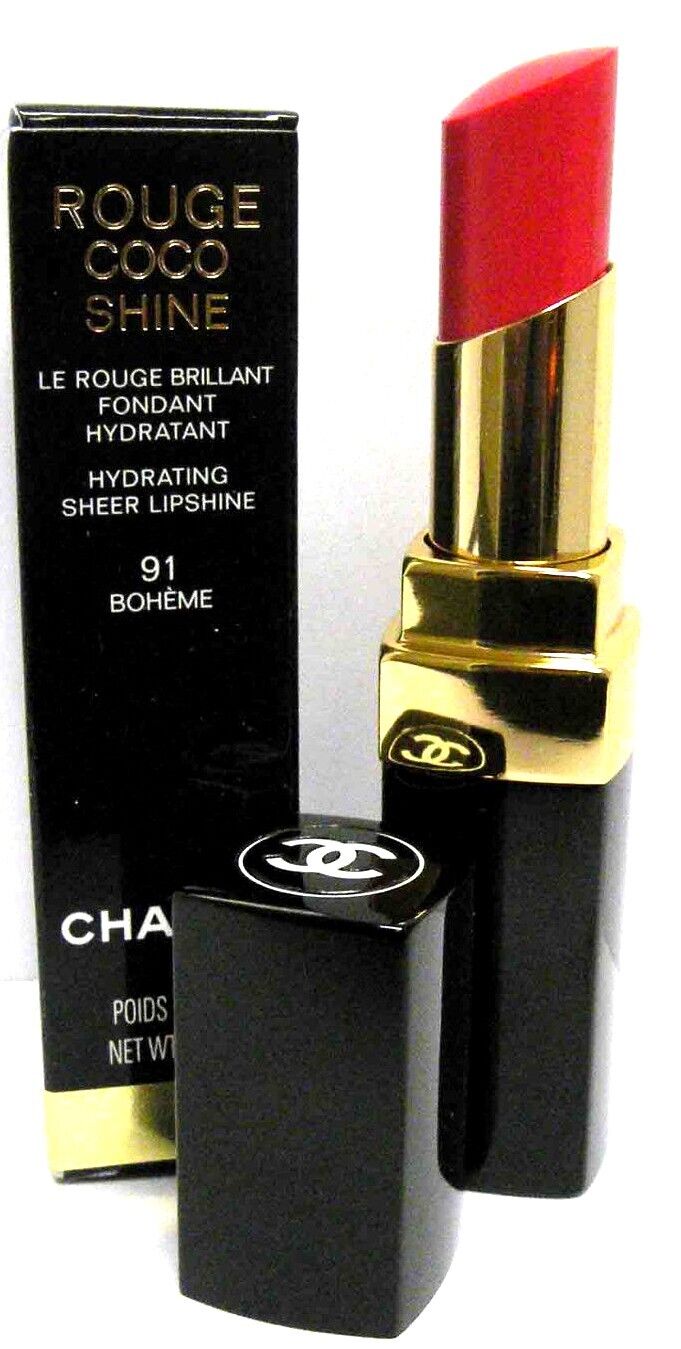 Chanel Rouge Coco Shine Hydrating Sheer Lipshine Lipstick Lip