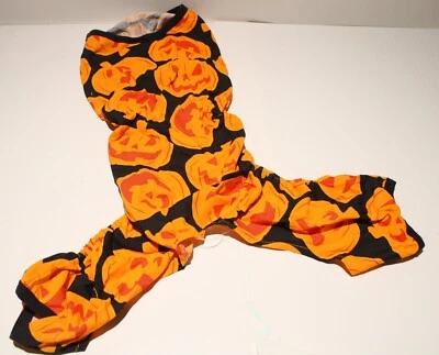 Hyde and Eek! Dog Pajamas Clothes MEDIUM Lightweight Cotton Pumpkin Halloween - Image 1 of 3