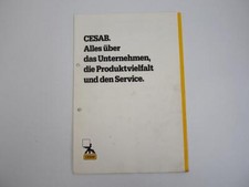 Brochure Cesab Forklift Overview 1990