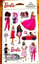 Barbie Stickers New Sealed 3 sheets free ship